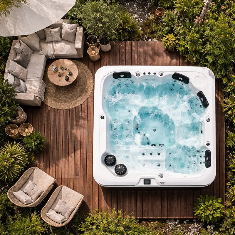 Portcril Double 620 Outdoor Whirlpool 6-Personen Luxus-Spa – Charakter eines echten Premium-Spas