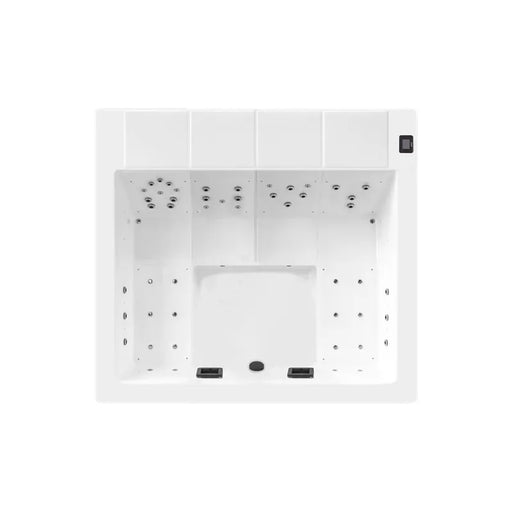 Portcril Lounge Concept IV Spa 4-Personen Lounge Draufsicht mit Massagedüsen und Whirlpool-Funktion