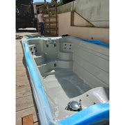 Portcril Relax 13 Swim Spa - Schwimm- & Wellness Spa mit Hydro-Düsen und Massagefunktion in Garten