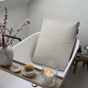 Rückenkissen Slim in Beige – stilvolles Badewannenkissen für entspannte Wohlfühlmomente