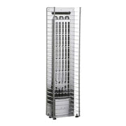 Huum Cliff MINI Saunaofen 3.5 kW mit vertikalem Heizelement und stahlerner Schutzgitterverkleidung in Standausführung