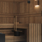 Savne Štrus Air Termo Premium Innensauna - Wärmbehandeltes Holz mit Glasfront, Holzbänken und moderner LED-Beleuchtung