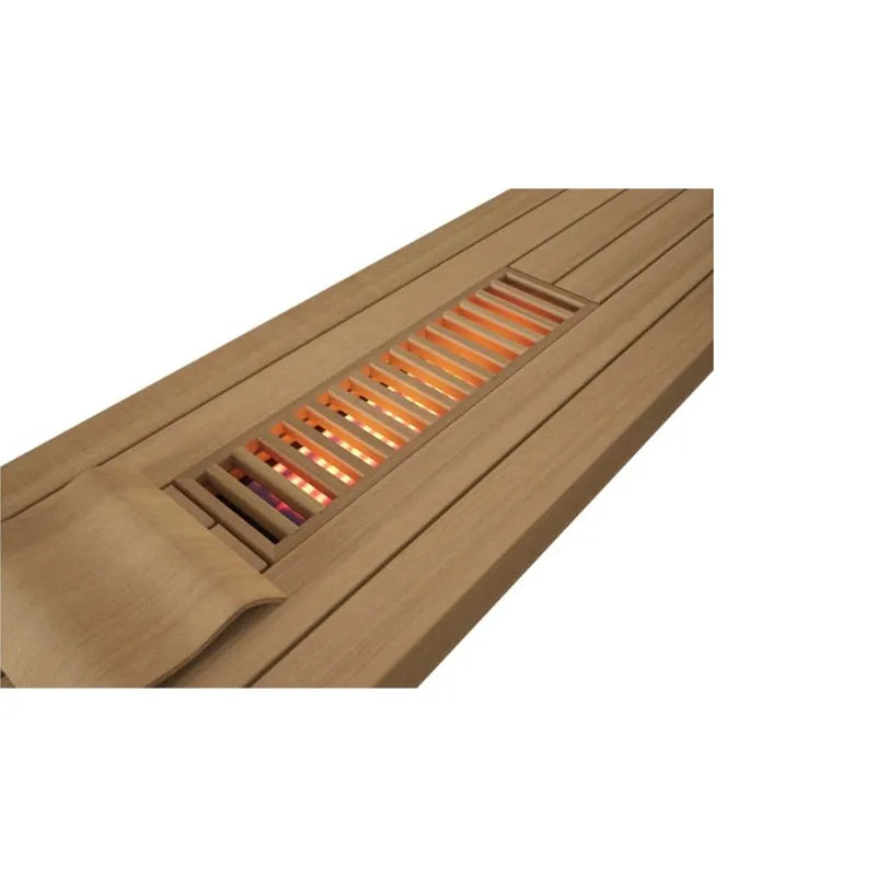 Savne Štrus Infrarot- & Salzsauna - Wellness bei niedriger Temperatur mit leuchtenden Infrarotheizelementen in Holzgehäuse