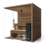 Savne Štrus Termo Pure Innensauna - Wärmebehandeltes Holz mit Glastür, Holzbänken und Saunaofen