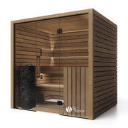Savne Štrus Termo Pure Innensauna - Wärmebehandeltes Holz mit Glastür, Holzbänken und Saunaofen