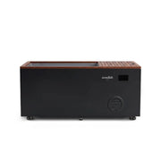 Swedish Cold Generation 4S Eisbad 190x78x87 für 1 Person mit schwarzem Design und Holzoberfläche