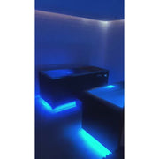 Swedish Cold Generation 4S Eisbad 190x78x87 mit LED-Beleuchtung in moderner Wellness-Umgebung