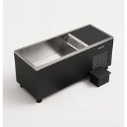 Swedish Cold Generation 6 Commercial Eisbad mit Edelstahlbecken, Kühleinheit und Tritthocker für gewerbliche Nutzung