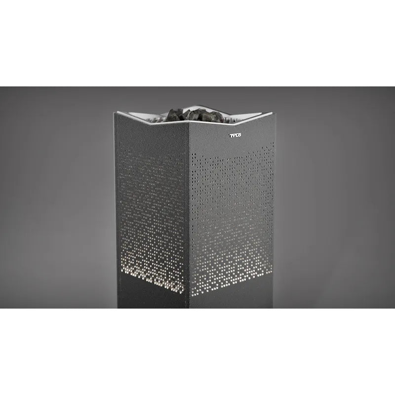 Tylö Crown Saunaofen mit perforiertem Design, gefüllt mit Saunasteinen, Elite Steuerung, 6–10 kW