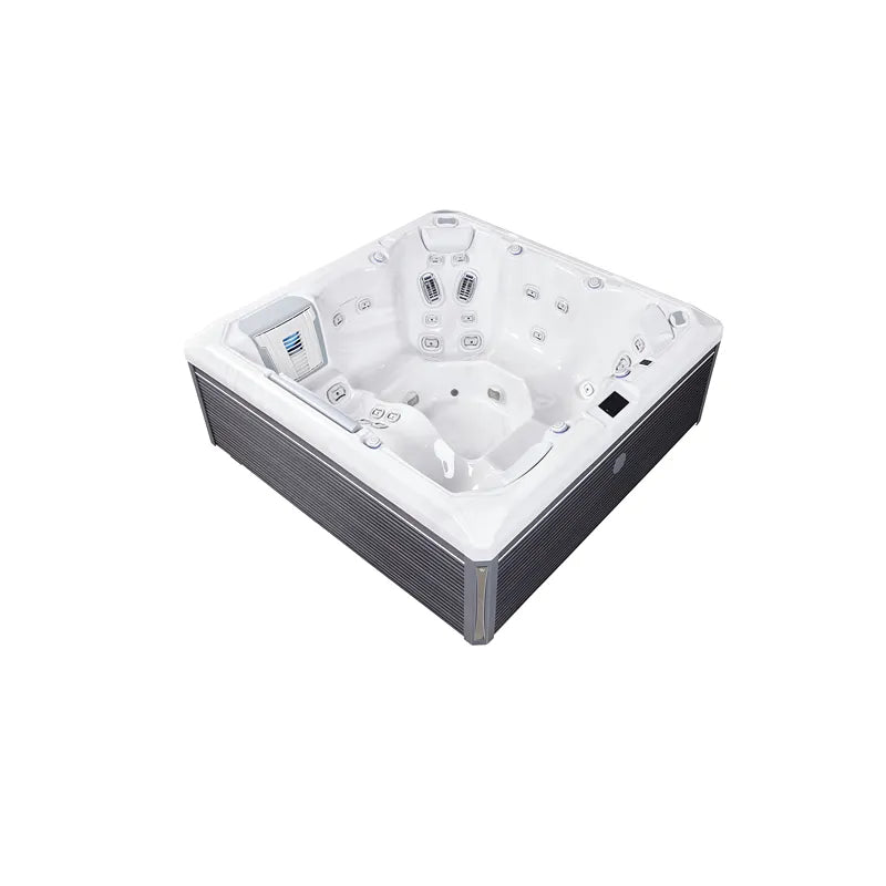 Wellis Atlas Life Premium Whirlpool mit 6 Sitzen, 43 Jets und Steuerungspanel