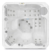 Wellis Budapest Life Premium-Whirlpool von oben, weiße Wanne mit Massagedüsen und digitaler Steuerung