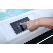 Wellis Elbrus Life Whirlpool Bedienfeld mit Temperaturanzeige 39°C, Hand bedient digitales Touch-Display