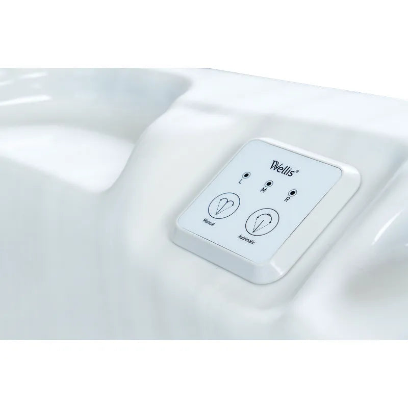 Wellis Everest Life Whirlpool Bedienfeld mit Manual- und Automatic-Modus