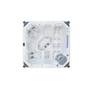 Wellis Everest Life Premium Whirlpool von oben, 5 Sitze mit 68 Jets und Massagefunktionen