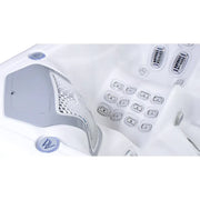 Wellis Everest Life Premium Whirlpool Draufsicht mit 68 Jets, Massagedüsen und Steuerungstasten