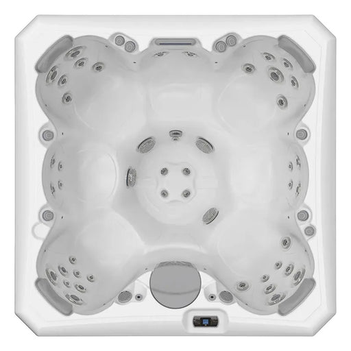 Wellis Lima Life Premium-Whirlpool Draufsicht mit 7 Sitzplätzen und Massagedüsen