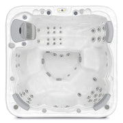 Wellis Lugano Life Premium-Whirlpool von oben mit Düsensystem und Steuerungselementen