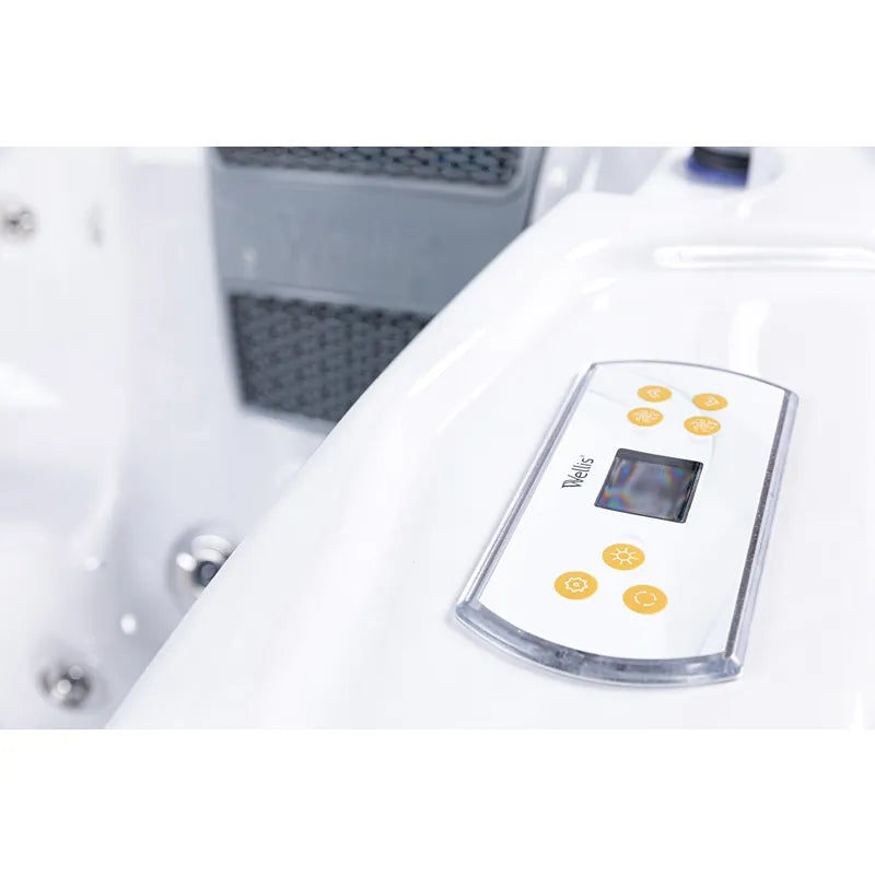 Wellis Lugano Life Whirlpool Bedienfeld mit Display und Funktionstasten