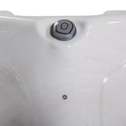 Wellis Malaga Life Whirlpool Bedienfeld mit Steuerknopf und Düsenöffnung
