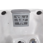 Wellis Malaga Life Whirlpool Steuerung von oben mit Düsen und Bedienfeld