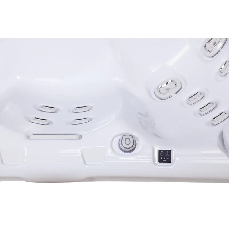 Wellis Mandala Life Whirlpool Draufsicht mit 46 Jets, Düsen und digitaler Steuerung