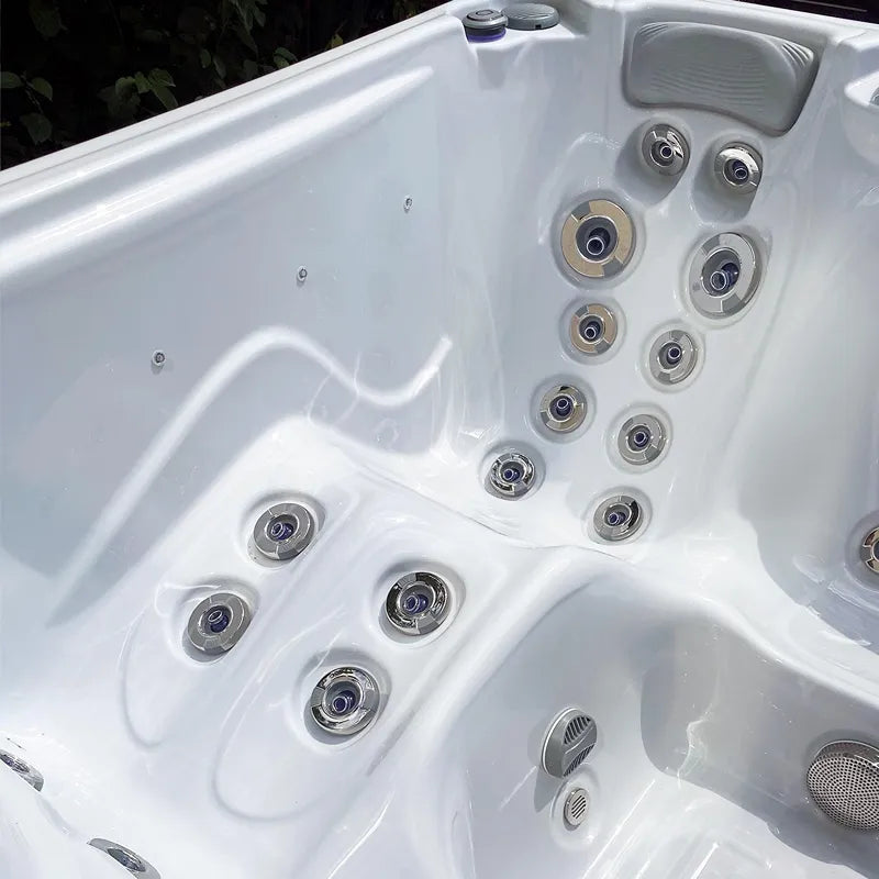 Wellis Manhattan Life Hot Tub interior with multiple massage jets and ergonomic seating