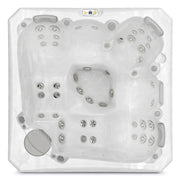 Wellis Palermo Life Premium-Whirlpool von oben mit Massagedüsen, Sitzbereichen und digitaler Steuerung