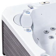 Wellis Prague Life Whirlpool Steuerung mit Düsen und Bedienfeld Nahaufnahme