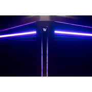 Wellis Teide Life Premium Whirlpool mit LED-Beleuchtung und modernem Design in Nachtaufnahme