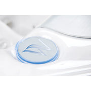Wellis Teide Life Whirlpool Bedienfeld mit blauem Logo und Steuerungsschaltern