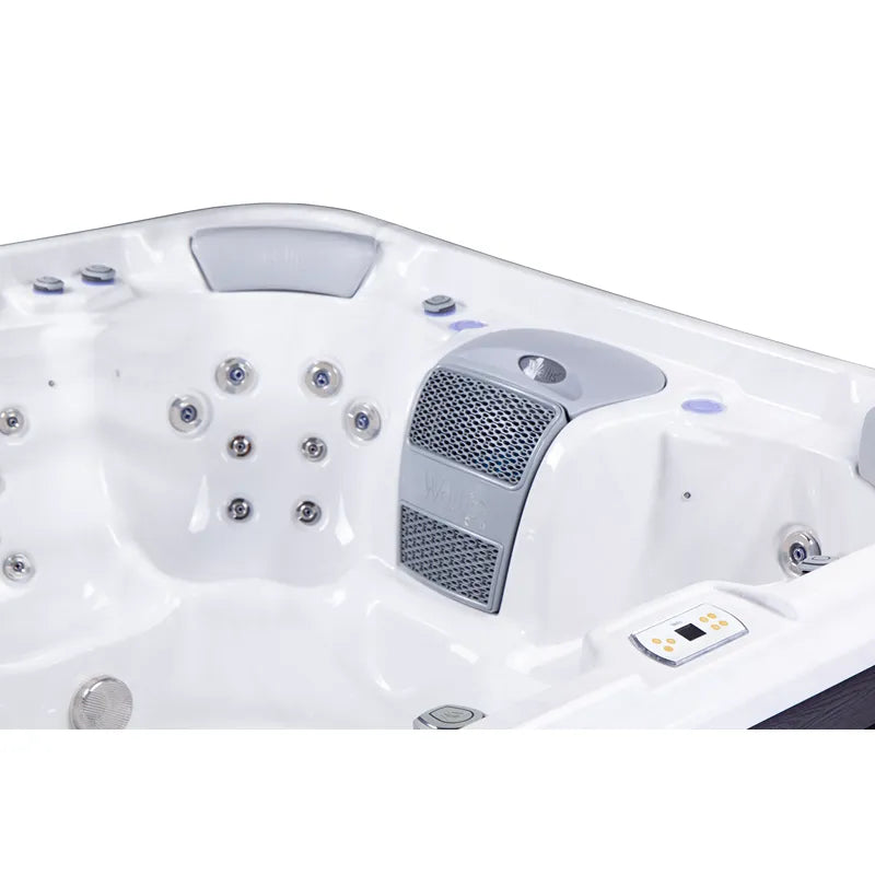Wellis Vienna Life Whirlpool Düsen und Steuerung Detail mit Massagedüsen
