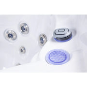 Wellis Vienna Life Whirlpool-Bedienelemente mit Düsen und Kontrollpanel