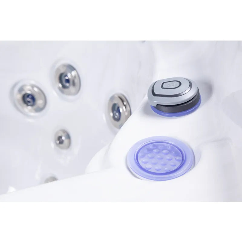 Wellis Vienna Life Whirlpool-Bedienelemente mit Düsen und Kontrollpanel
