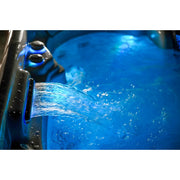 Wellis Vienna Life Whirlpool mit blauer LED-Beleuchtung und aktivem Wasserdüsenstrahl
