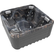Wellis Callisto P&P – Classic Line Whirlpool 5 Personen von oben mit Massagedüsen und Kopfstützen