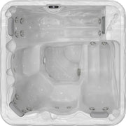 Wellis Callisto P&P – Classic Line Whirlpool 5 Personen Draufsicht mit Düsen und Sitzbereichen