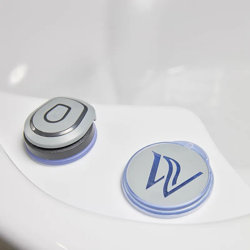 Wellis Jupiter Classic Line Whirlpool 6 Personen Bedienelemente und Abdeckung mit Wellis-Logo
