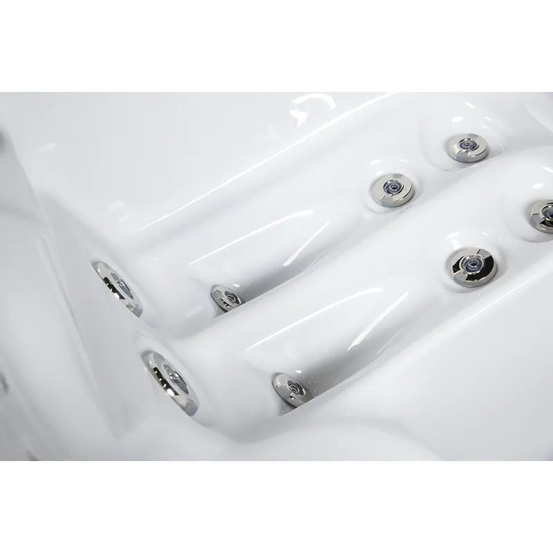 Wellis Mars P&P – Classic Line Whirlpool 3 Personen Massagedüsen und Bedienelemente Detailaufnahme