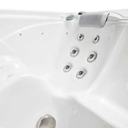 Wellis Pluto – Classic Line Whirlpool 5 Personen mit Massagedüsen und Kopfstütze