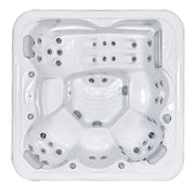 Wellis Venus – Classic Line Whirlpool 6 Personen Draufsicht mit Massagedüsen und Sitzplätzen