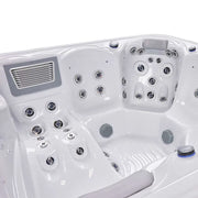Wellis Venus – Classic Line Whirlpool 6 Personen Innenraum mit Massagedüsen und Bedienfeld