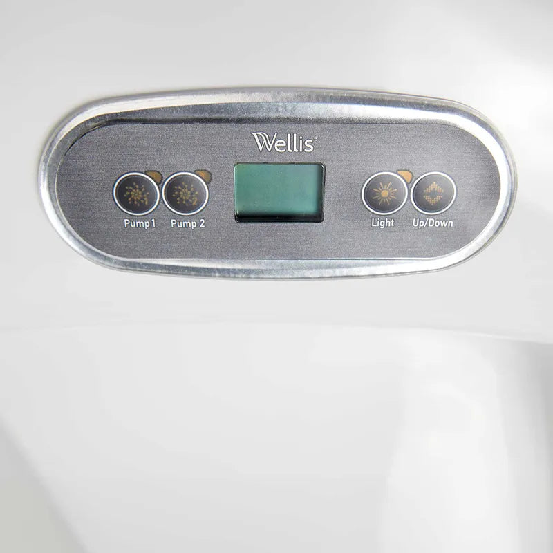Wellis Steuerung für Wellis Venus – Classic Line Whirlpool 6 Personen mit Tasten Pump 1, Pump 2, Light, Up/Down