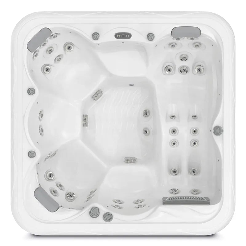 Wellis Venus – Classic Line Whirlpool 6 Personen Draufsicht mit Düsen und Steuerung