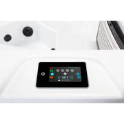 Wibespa Elba Schwimmspa – 4 Pers., 33 Düsen digitales Bedienfeld mit Temperaturanzeige und Kontrollleuchten