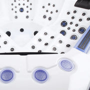 Wibespa Matrix Whirlpool – 5 Pers., 102 Düsen von oben mit Düsensystem und LED-Beleuchtung
