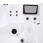 Wibespa Waterworld Whirlpool – 6 Pers., 64 Düsen von oben mit Düsen, Ventilator und Steuerungselementen