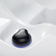 Wibespa Waterworld Whirlpool – 6 Pers., 64 Düsen Massagedüse mit schwarzem Aufsatz und blauem Ring