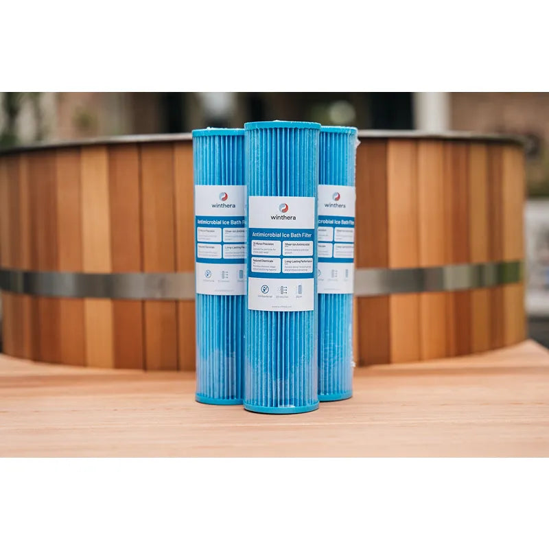 Winthera Arctic Barrel Eisbad Austauschfilter für Holzfass Eiseisbad