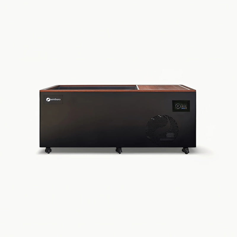 Studioaufnahme des Winthera Ice Pro mit klarer Frontansicht und geschlossenem Wannenbereich.